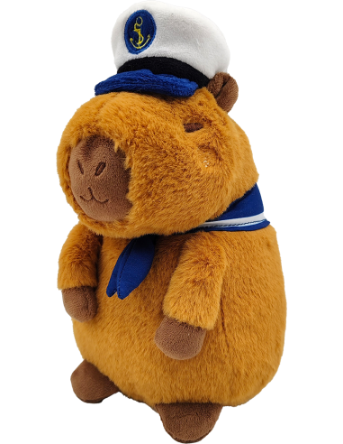 HUG A CAPYBARA - Capitaine - Peluche 23cm