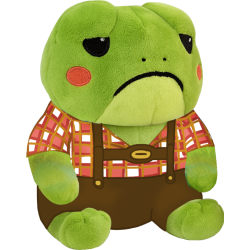 FROWNY FROGS - Pantalon en cuir - Peluche 25cm