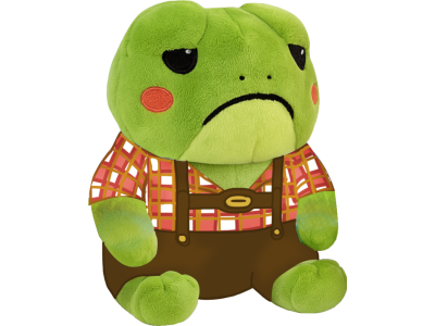 FROWNY FROGS - Pantalon en cuir - Peluche 25cm
