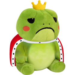 FROWNY FROGS - Le roi grenouille - Peluche 25cm