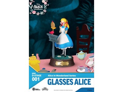 ALICE AU PAYS DES MERVEILLES - Mini D-Stage -Pack de 6 Statuettes 10cm