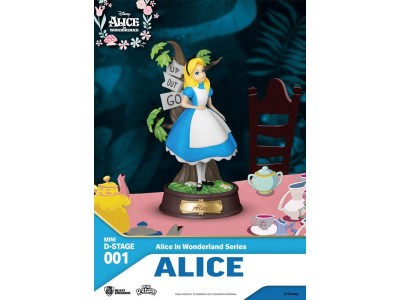 ALICE AU PAYS DES MERVEILLES - Mini D-Stage -Pack de 6 Statuettes 10cm