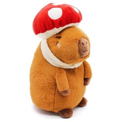 HUG A CAPYBARA - Capybara Champignon - Peluche 23cm