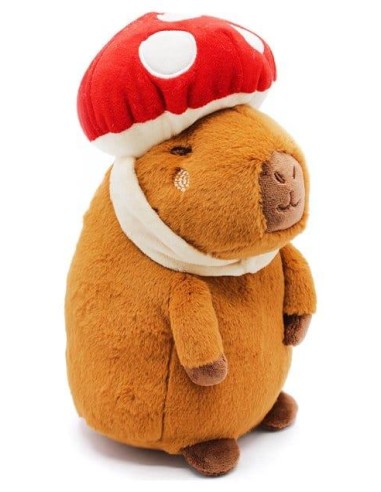 HUG A CAPYBARA - Capybara Champignon - Peluche...
