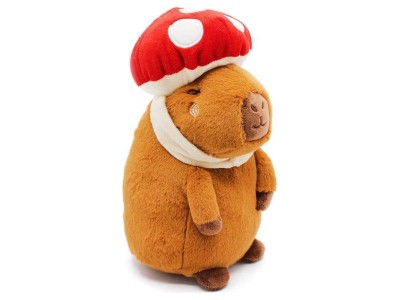 HUG A CAPYBARA - Capybara Champignon - Peluche 23cm