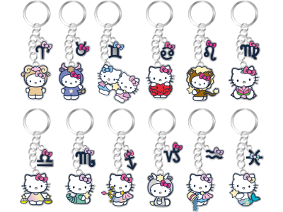 HELLO KITTY - Porte-clé (Display 24 Pcs)