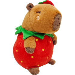 HUG A CAPYBARA - Capybara Fraise - Peluche 23cm