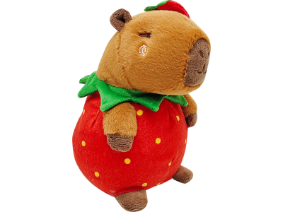HUG A CAPYBARA - Capybara Fraise - Peluche 23cm