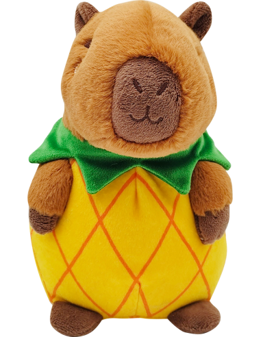 HUG A CAPYBARA - Capybara Ananas - Peluche 23cm