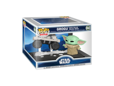 MANDALORIAN & GROGU - POP Moments N° 840 - Grogu W/Polar Mouse Droide