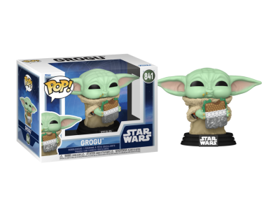 MANDALORIAN & GROGU - POP Star Wars N° 841 - Grogu With Food