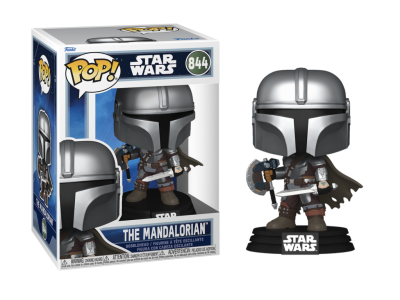 MANDALORIAN & GROGU - POP Star Wars N°844 - The Mandalorian Dual Wield