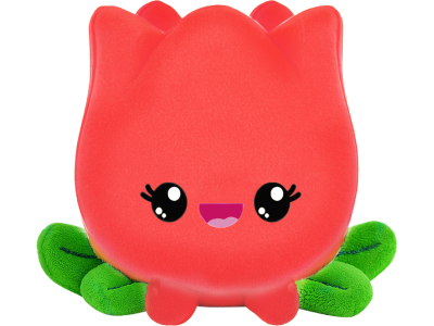 PLUSH WORLD - Yummis Flowers Tulip - Peluche 23cm