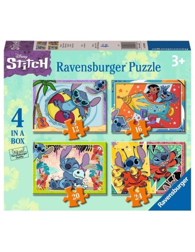 LILO & STITCH - 4 Puzzle 12/16/20/24P - Stitch
