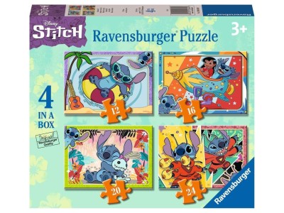 LILO & STITCH - 4 Puzzle 12/16/20/24P - Stitch