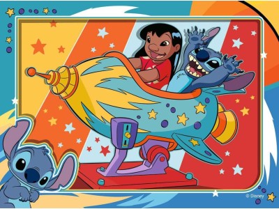 LILO & STITCH - 4 Puzzle 12/16/20/24P - Stitch