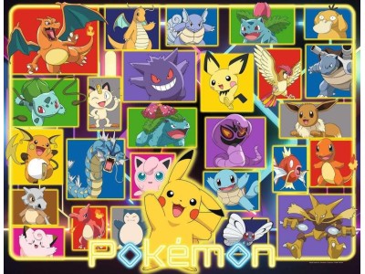 POKEMON - Puzzle 2000P - Pokemon Lumineux