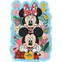 DISNEY - Mickey & Minnie - Puzzle forme en bois 300P 2