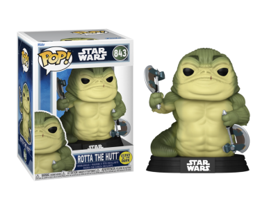 MANDALORIAN & GROGU - POP Star Wars N° 843 - Rotta The Hutt GitD