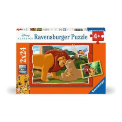 LE ROI LION - L'histoire de la vie - 2 Puzzle 24P