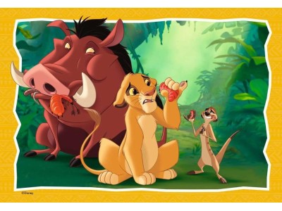 LE ROI LION - L'histoire de la vie - 2 Puzzle 24P