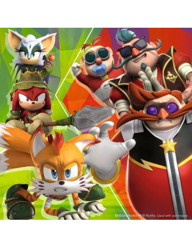 SONIC PRIME - Les aventures de Sonic - 3 Puzzle...