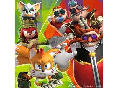 SONIC PRIME - Les aventures de Sonic - 3 Puzzle 49P