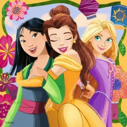 DISNEY PRINCESSES - Girl Power - 3 Puzzle 49P 2