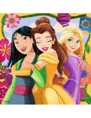 DISNEY PRINCESSES - Girl Power - 3 Puzzle 49P