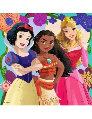 DISNEY PRINCESSES - Girl Power - 3 Puzzle 49P