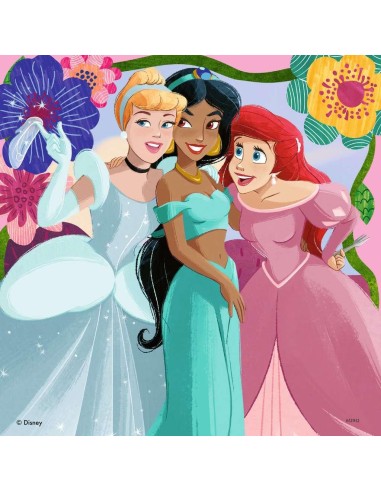 DISNEY PRINCESSES - Girl Power - 3 Puzzle 49P