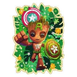 MARVEL - Groot - Puzzle en bois 150P 2