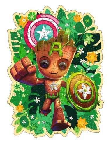 MARVEL - Groot - Puzzle en bois 150P