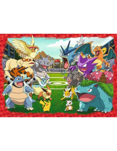 POKEMON - L'affrontement de Pokémon - Puzzle 1000P