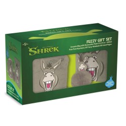 SHREK - L'Ane - Gift Set Fuzzy - Notebook + Mug 440ml +...