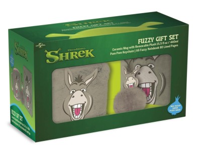 SHREK - L'Ane - Gift Set Fuzzy - Notebook + Mug 440ml + Porte-clé