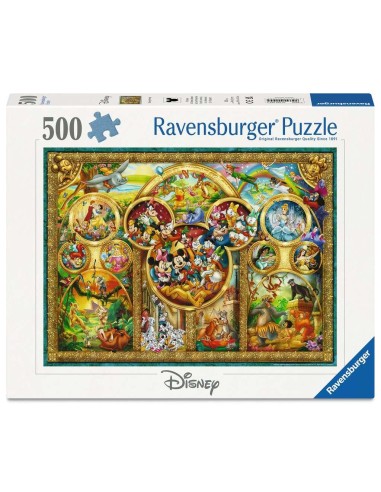 DISNEY - Famille Disney - Puzzle 500P
