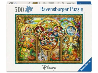 DISNEY - Famille Disney - Puzzle 500P