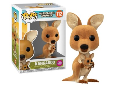 AUSTRALIAN ANIMALS - POP N° 112 - Kangaroo (Flocked)