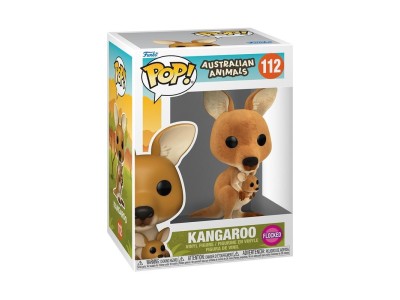 AUSTRALIAN ANIMALS - POP N° 112 - Kangaroo (Flocked)