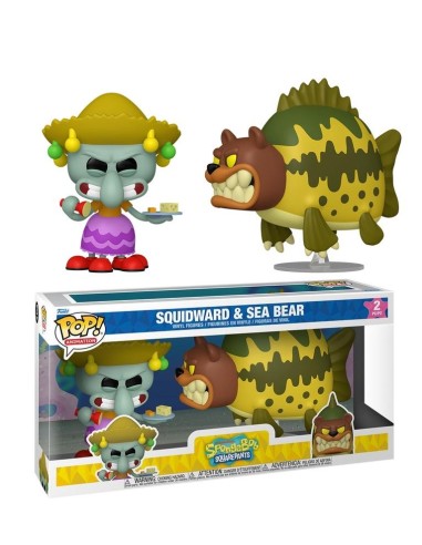 BOB L'EPONGE - POP Animation - 2 Pack Squidward...
