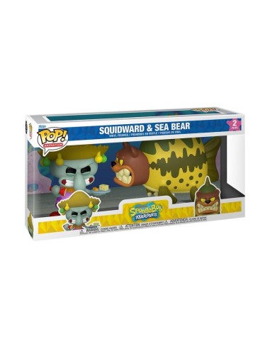 BOB L'EPONGE - POP Animation - 2 Pack Squidward...