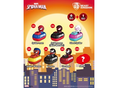 SPIDER MAN - Keycaps - Blind Box Figurine 5cm (6pcs)