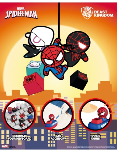 SPIDER MAN - Keycaps - Blind Box Figurine 5cm...