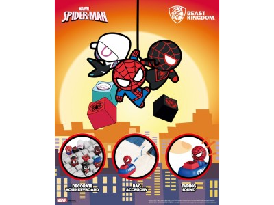 SPIDER MAN - Keycaps - Blind Box Figurine 5cm (6pcs)