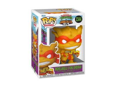 GODZILLA X TURTLES -POP Animation N°2344 -Michelangelo X King Ghidorah