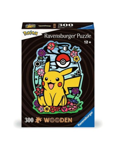 POKEMON - Pikachu - Puzzle forme en bois 300P