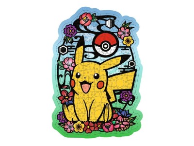 POKEMON - Pikachu - Puzzle forme en bois 300P