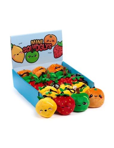 KAWAII - Fruits - 24 Porte-clés Peluche 'Mini...