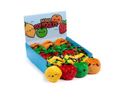 KAWAII - Fruits - 24 Porte-clés Peluche 'Mini Squidglys'